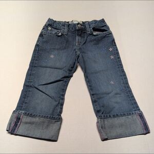 GAP Kids Denim Jean Capris with Star Details